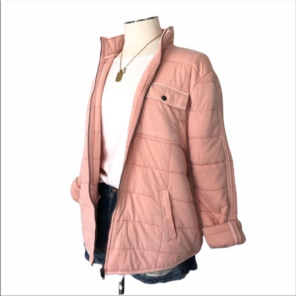 Pink Quilted Jacket - Picture 3 of 5